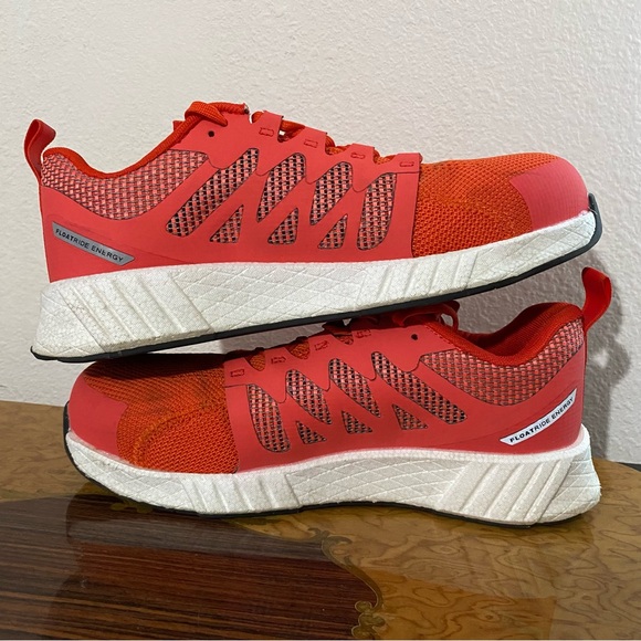 Reebok Fusion Flexweave Cage Composite Toe Work Shoes Women's Size 9.5 M Orange - Picture 5 of 11